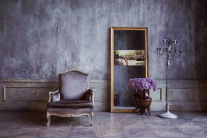 Spectra Mirror TV room